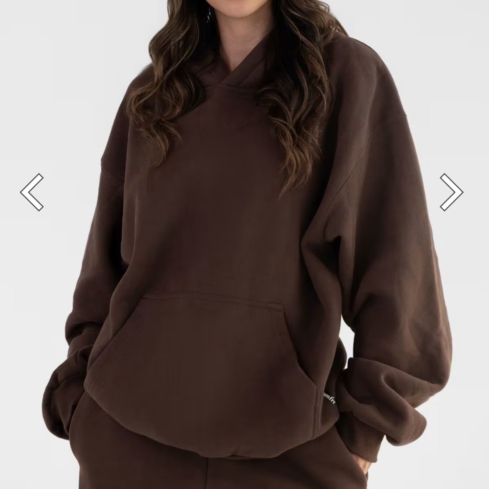 Women's Brown Hoodie and Sweatpant Set